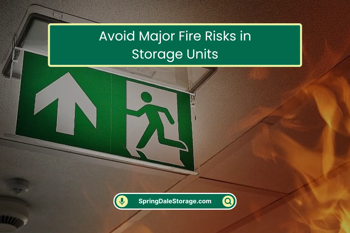 Avoid Major Fire Risks in Storage Units Avoid Major Fire Risks in Storage Units