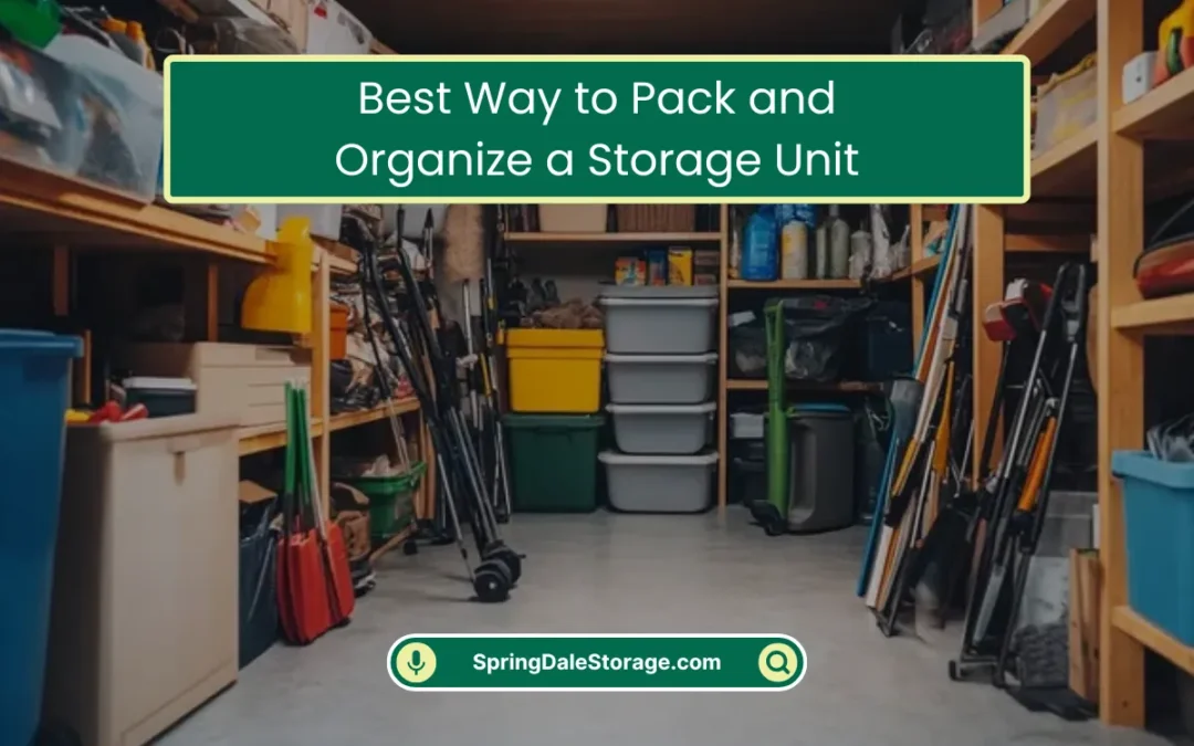 Best Way to Pack and Organize a Storage Unit (2025)