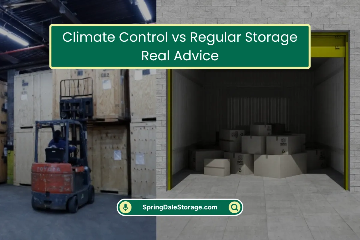 Climate Control vs Regular Storage Real Advice