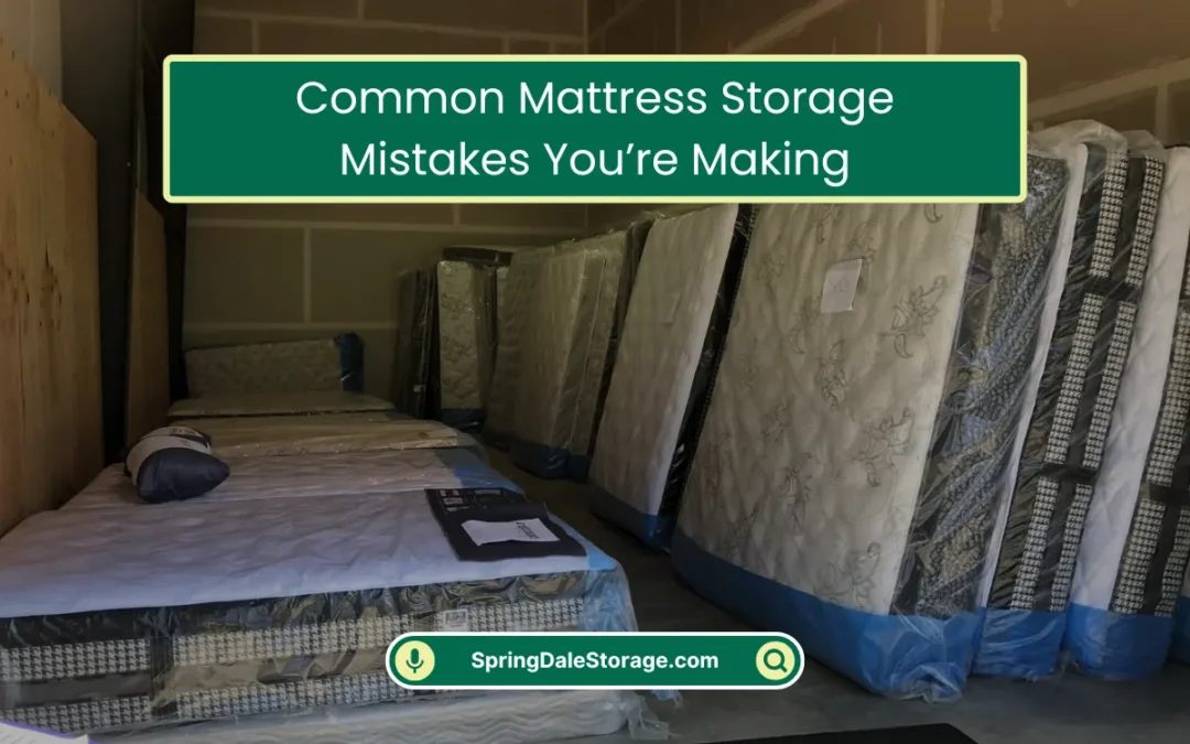 Common Mattress Storage Mistakes You’re Making (2025)
