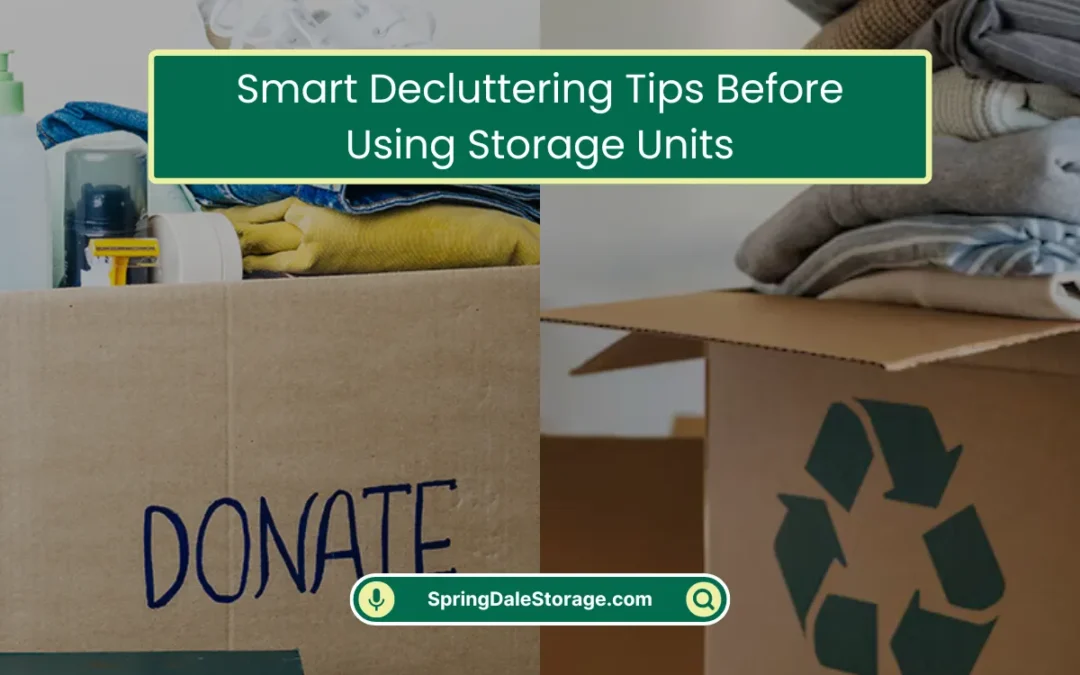 Smart Decluttering Tips Before Using Storage Units (2025)