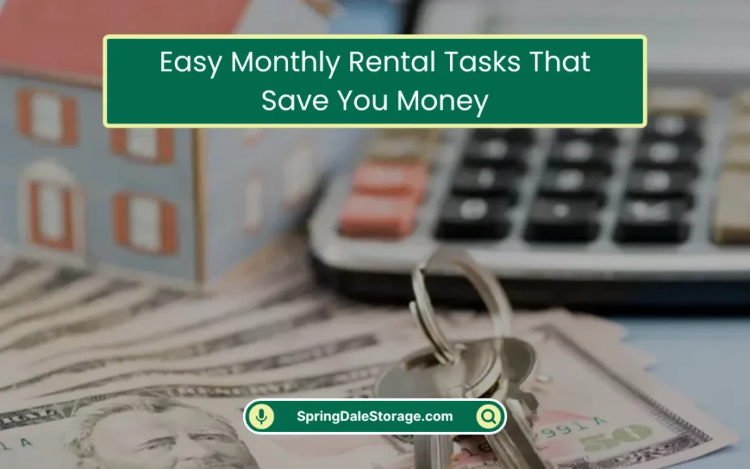 Easy Monthly Rental Tasks That Save You Money (2025)