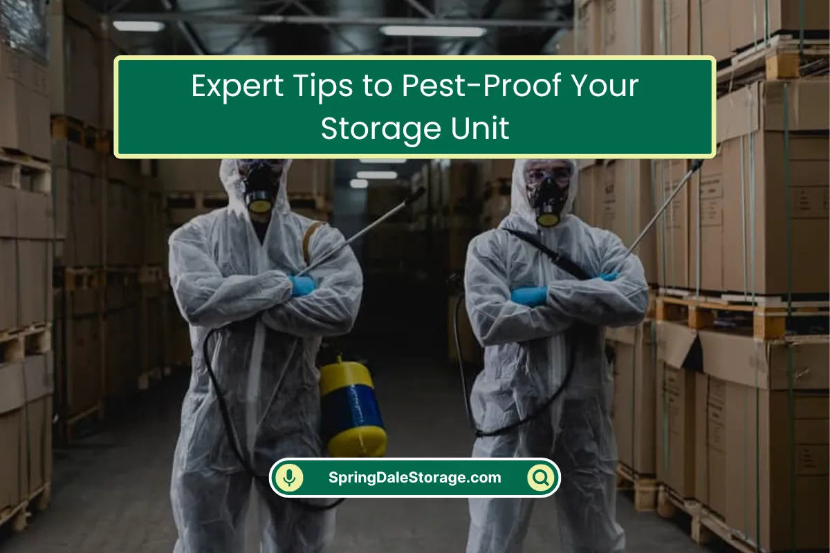 Expert Tips to Pest-Proof Your Storage Unit Expert Tips to Pest-Proof Your Storage Unit