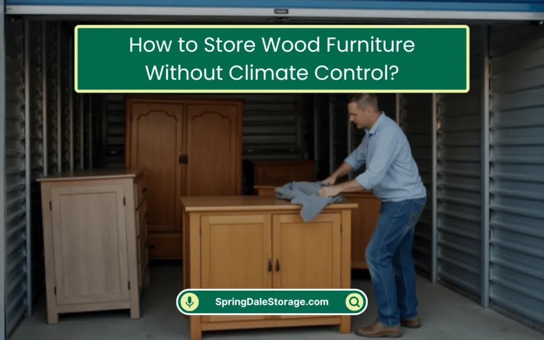 How to Store Wood Furniture Without Climate Control? (2025)