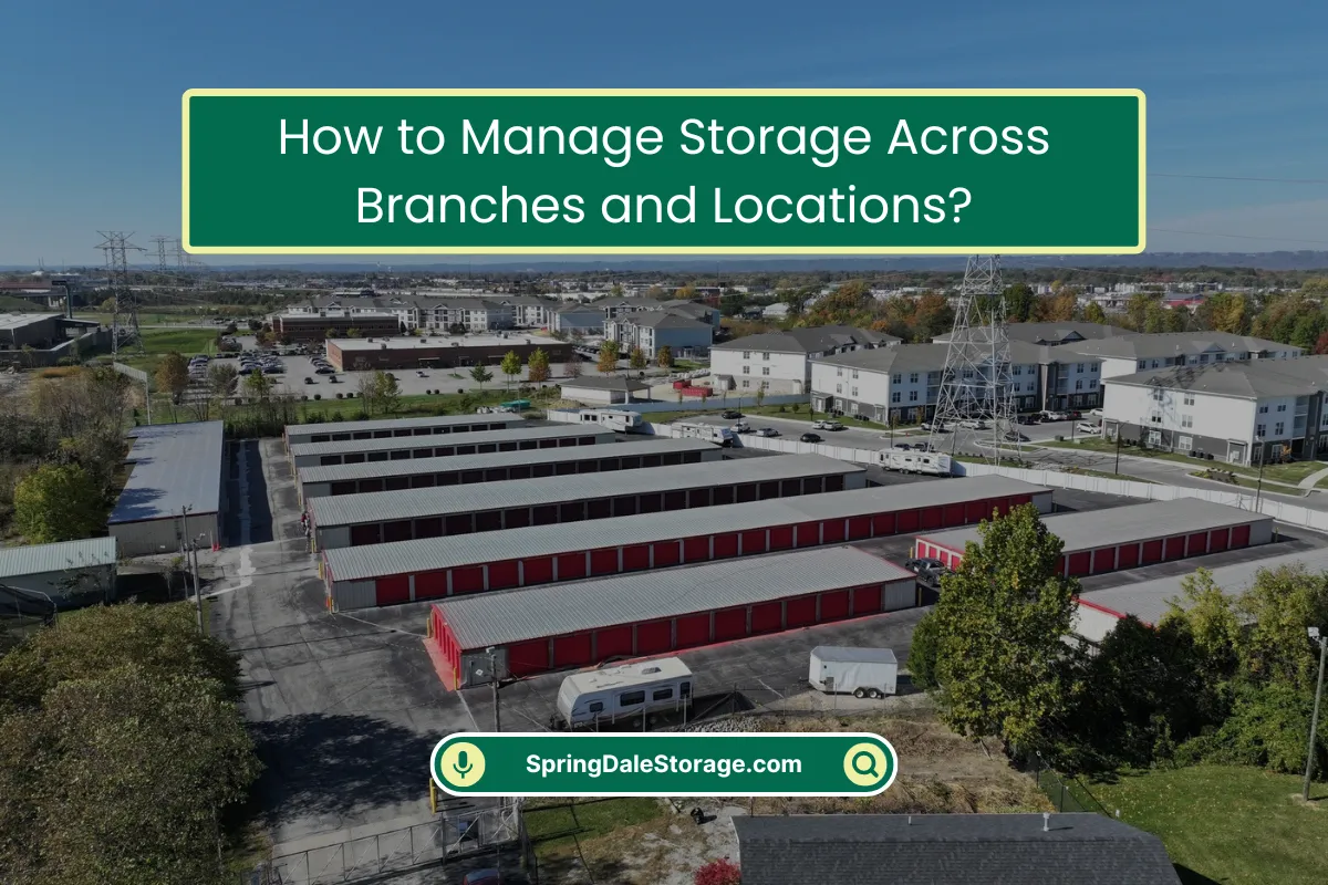 Manage Storage Unit Across Branches Manage Storage Unit Across Branches