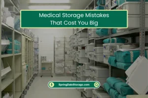 Medical Storage Mistakes