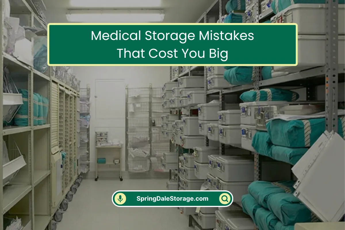 Medical Storage Mistakes Medical Storage Mistakes