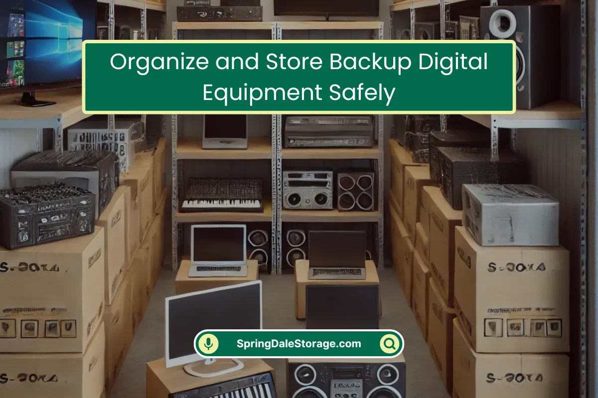 Organize and Store Backup Digital Equipment Safely Organize and Store Backup Digital Equipment Safely