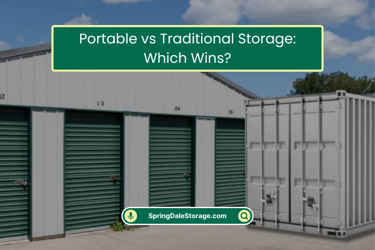 Portable vs Traditional Storage Which Wins Portable vs Traditional Storage Which Wins