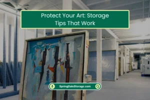 Protect Your Art Storage Tips
