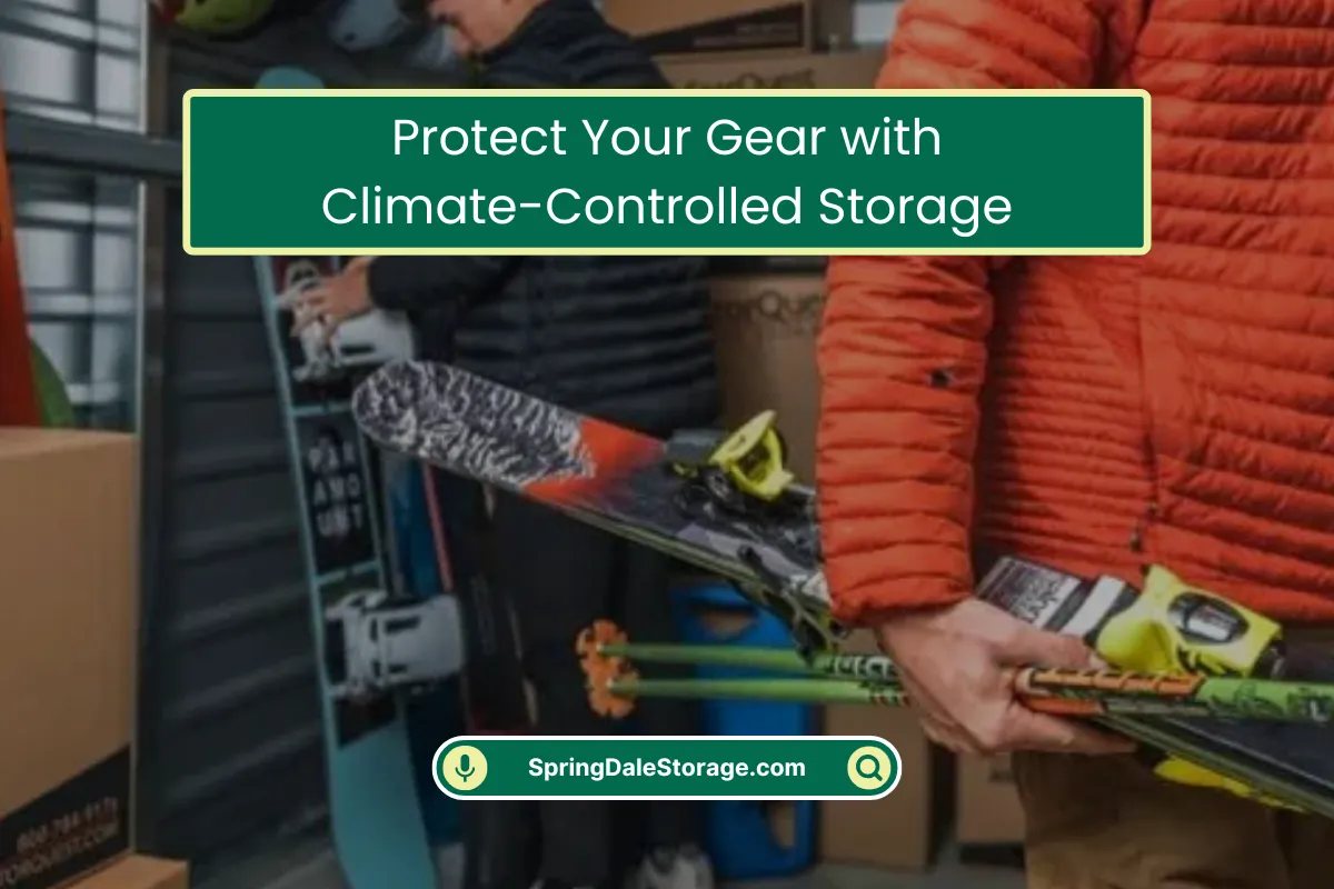 Protect Your Gear with Climate-Controlled Storage Protect Your Gear with Climate-Controlled Storage
