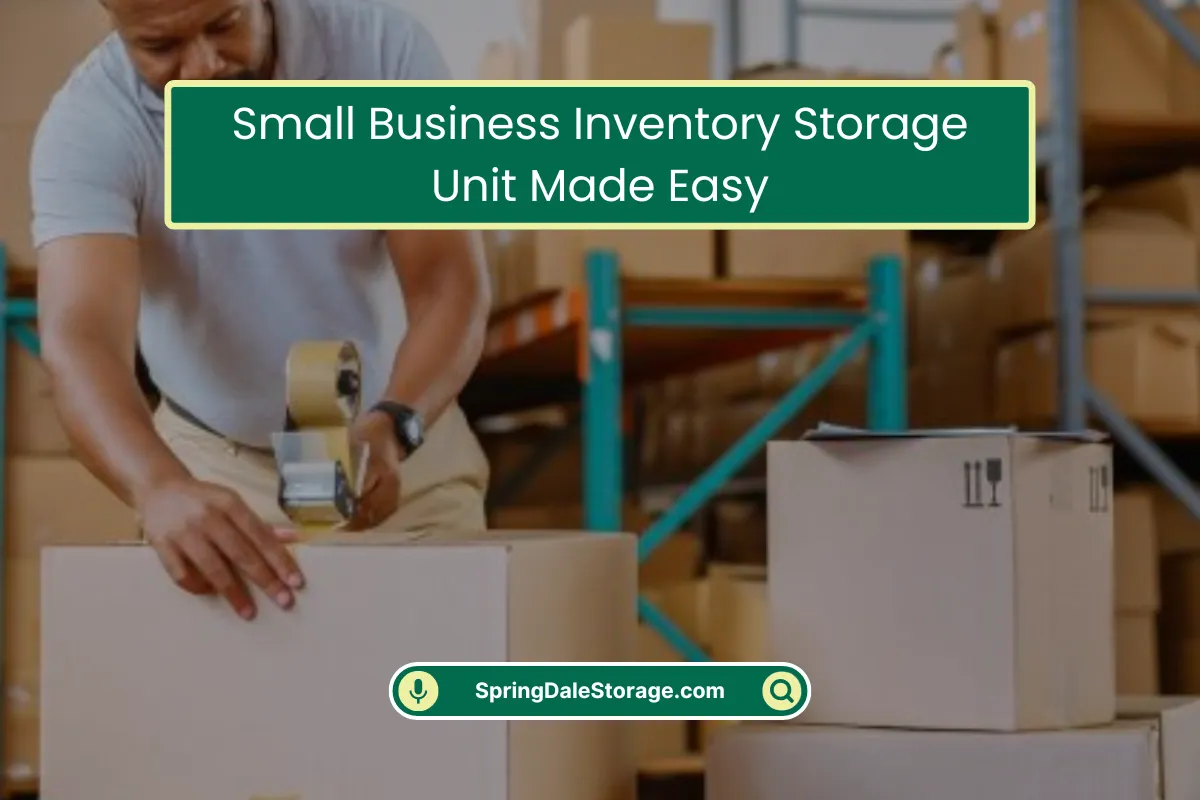Small Business Inventory Storage Unit Made Easy Small Business Inventory Storage Unit Made Easy