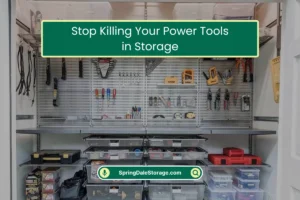 Stop Killing Your Power Tools in Storage Unit