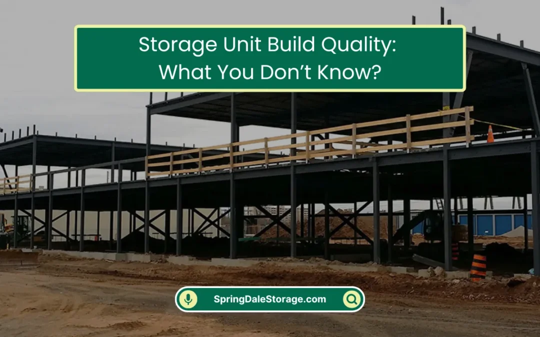 Storage Unit Build Quality: What You Don’t Know? (2025)