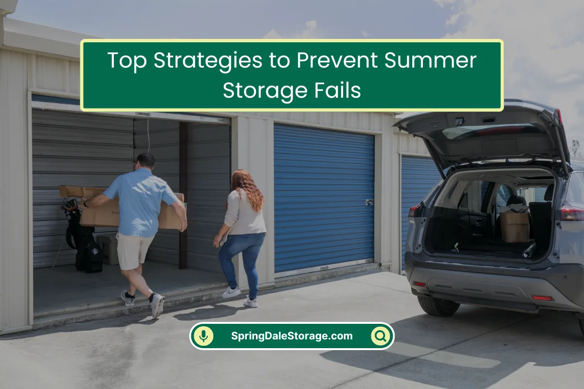 Top Strategies to Prevent Summer Storage Fails Top Strategies to Prevent Summer Storage Fails