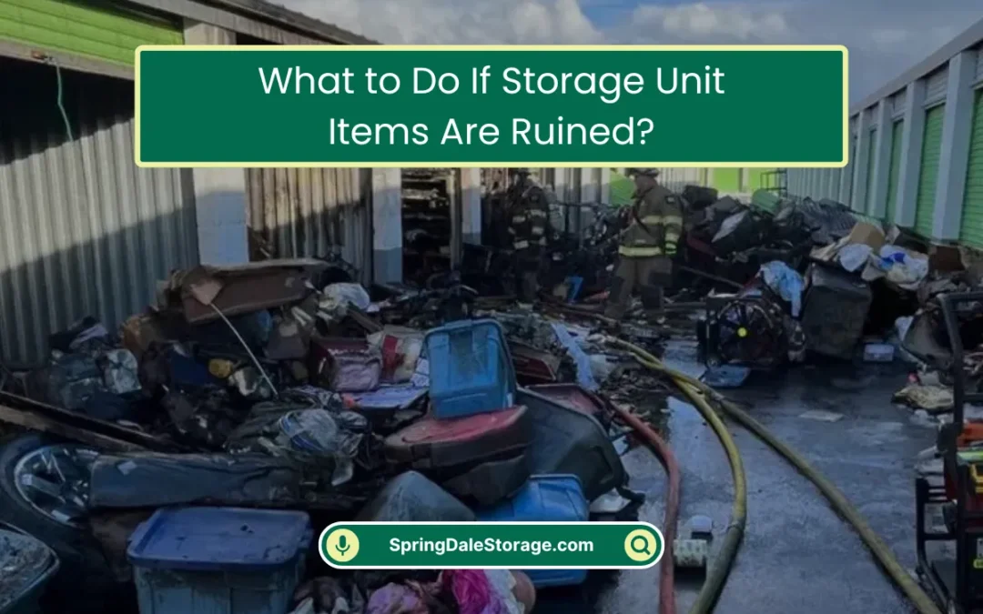 What to Do If Storage Unit Items Are Ruined? (2025)
