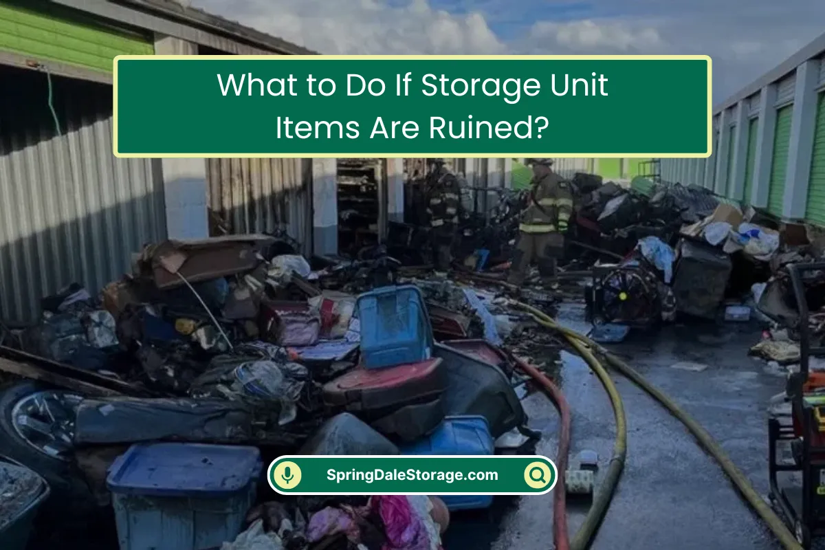 What to Do If Storage Unit Items Are Ruined What to Do If Storage Unit Items Are Ruined