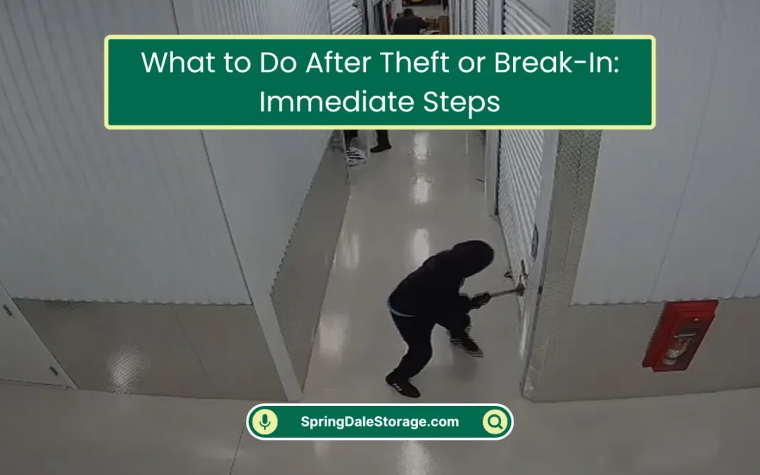 What to Do After Theft or Break-In: Immediate Steps (2025)
