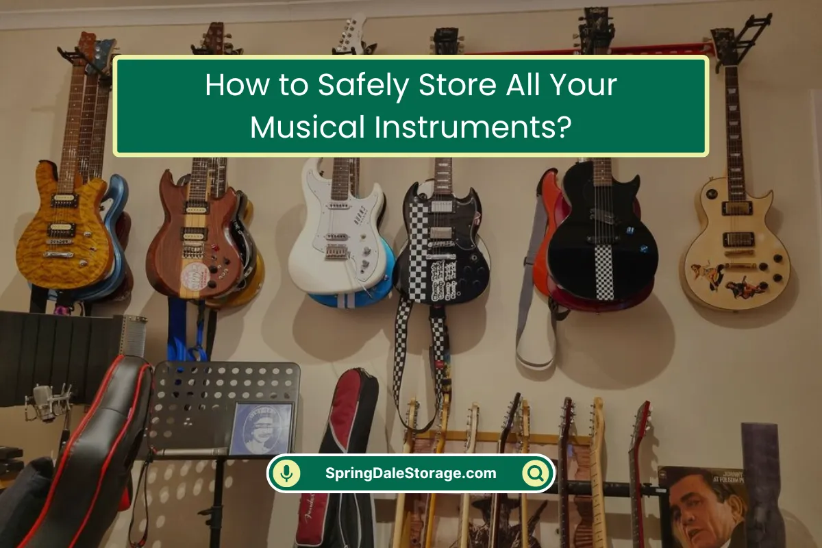 Safely Store All Your Musical Instruments