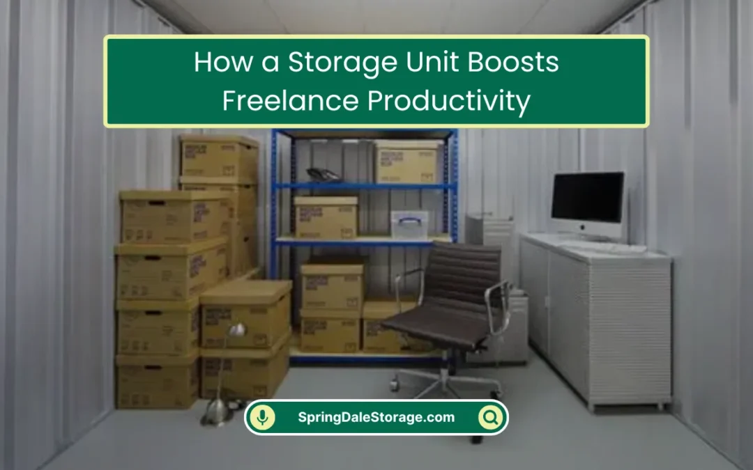 How a Storage Unit Boosts Freelance Productivity? (2026)