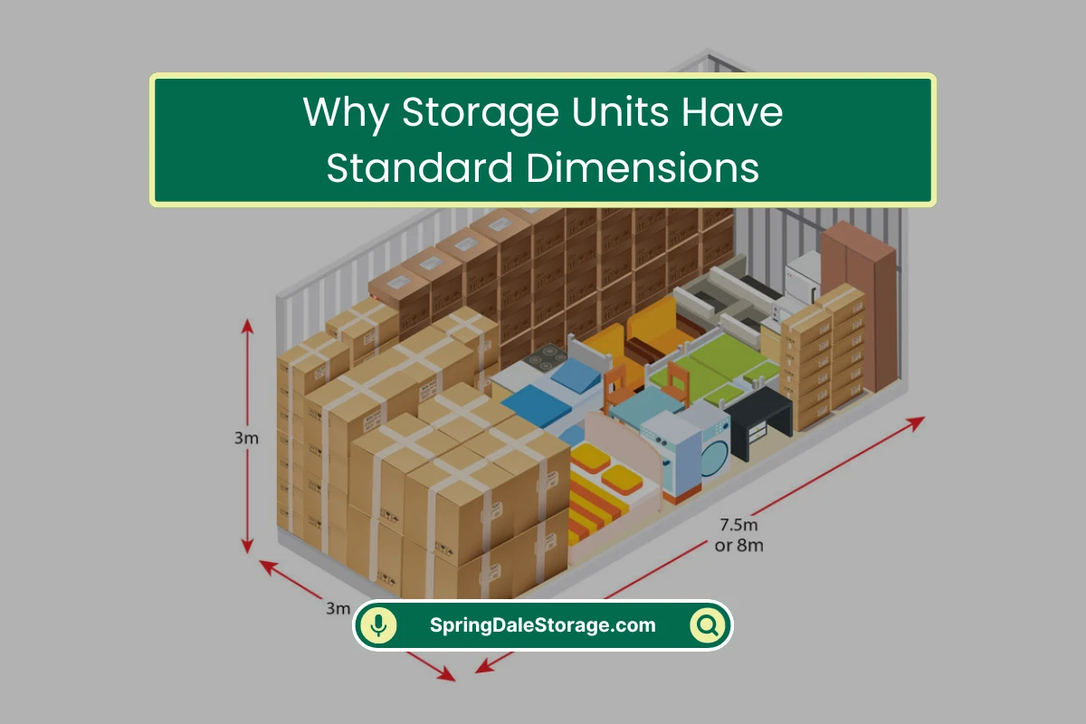 Why Storage Units Come in Specific Dimensions Why Storage Units Come in Specific Dimensions