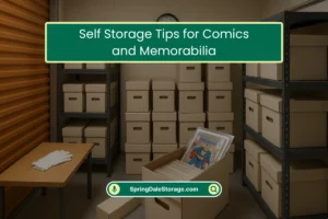 store Comic & Memorabilia safely in storage